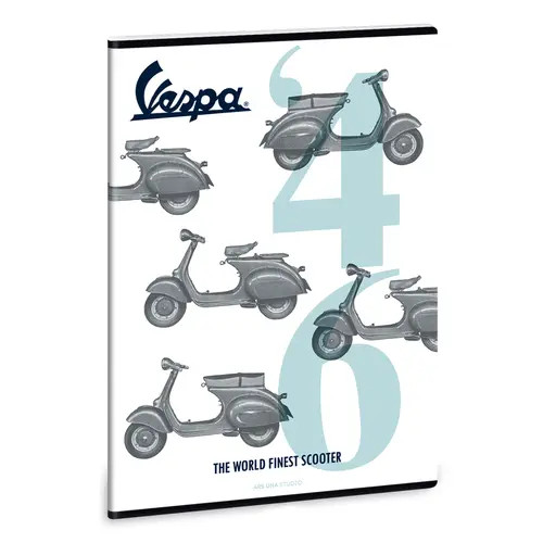 Ars Una Vespa '46 A/4 extra kapcsos füzet-négyzethálós