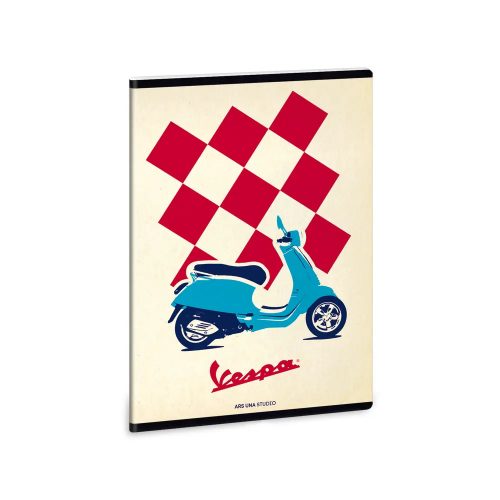 Ars Una Vespa Pepita A/5 extra kapcsos füzet-négyzethálós