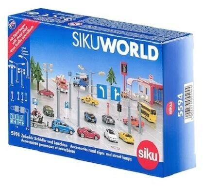 SIKU World jelzőtábla és lámpa készlet - 5594 96278