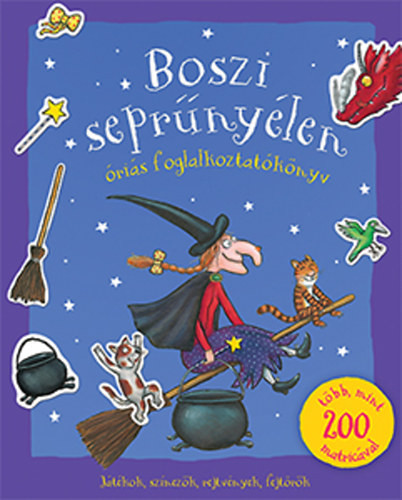 Boszi  seprűnyélen - óriás foglakoztató