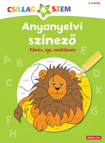 Anyanyelvi színező Főnév, ige