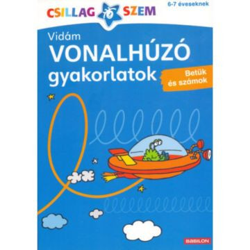 Vidám vonalhúzó gyakorlatok - Betűk és számok