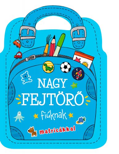 Nagy fejtörő - fiúknak matricákkal