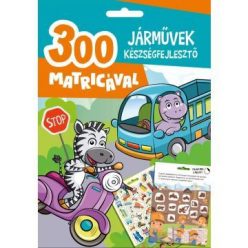 Járművek készségfejlesztő - 300 db matricával