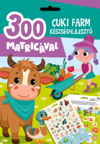 Cuki farm  - készségfejlesztő 300 matricával