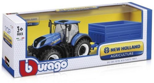 Bburago 1/32 traktor - New Holland traktor utánfu (98019)