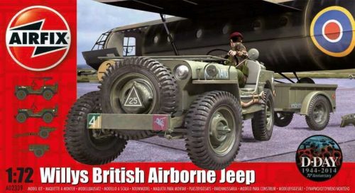 Airfix Willys MB Jeep 1:76 makett harcjármű (A02339)