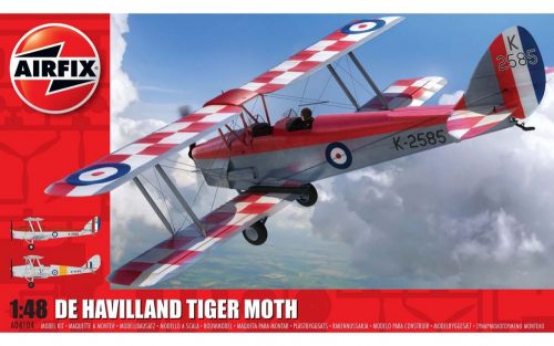 Airfix de Havilland D.H.82a Tiger Moth 1:48 makett repülő (A04104)