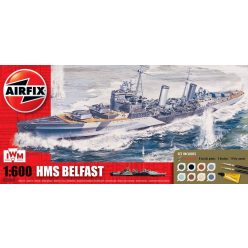   Airfix HMS Belfast Gift Set 1:600 makett készlet festékkel és kiegészítőkkel (A50069)