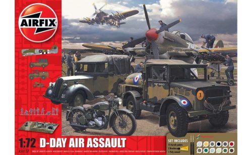 Airfix D-Day Air Assault Set 1:72 makett harcjármű (A50157A)