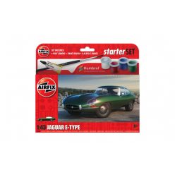   Airfix Small Starter Set Jaguar E-Type 1:43 makett készlet festékkel és kiegészítőkkel (A55009)