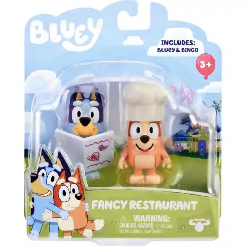 Bluey Figura dupla csomag Étterem (BLU13045)