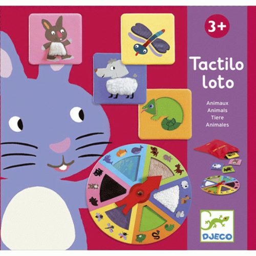 DJECO Tactilo Lotto animals - Tapintható állatok (DJ08129)