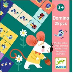   Djeco Dominó játék - Kicsi állatok - Domino Small animals