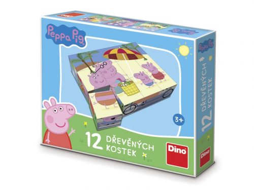 Dino Peppa Pig mesekocka 12 db-os (DN641402)