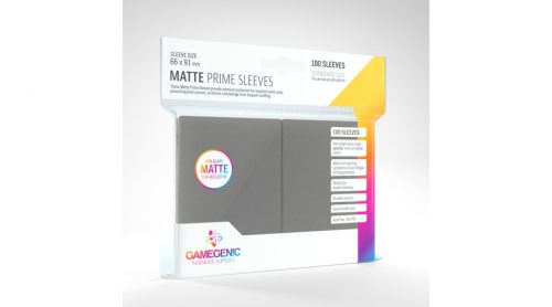 GameGenic Matte Prime Sleeves, lime - 66x91mm (100 db/csomag)