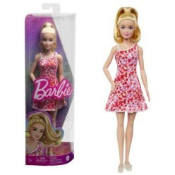   Mattel Barbie fashionista barátnők - pink virágos ruhában (HJT02)