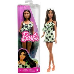   Mattel Barbie fashionista barátnők - fekete pöttyös ruhában (HPF76)