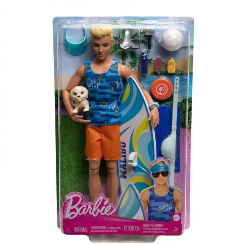 Mattel Barbie mozifilm - Ken szörfös készlet (HPT50)