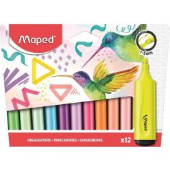   Maped Fluo Peps Assorted szövegkiemelő készlet 1-5mm 12 különböző szín (IMA740901)