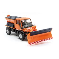   MB Unimog narancssárga színű hóeltakarító gép kotrólapáttal JC2105-K