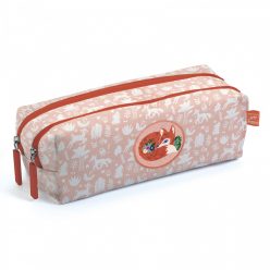   Djeco Tolltartó két rekesszel - Róka - Fox pencil cases dd00312