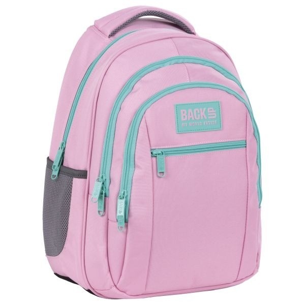 DERFORM BackUp ergonomikus iskolatáska hátizsák - Pasztell pink (PLB4O36)