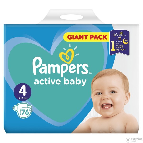 Pampers Active baby 4 76db