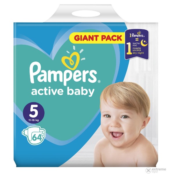 Pampers Active baby 5 64db