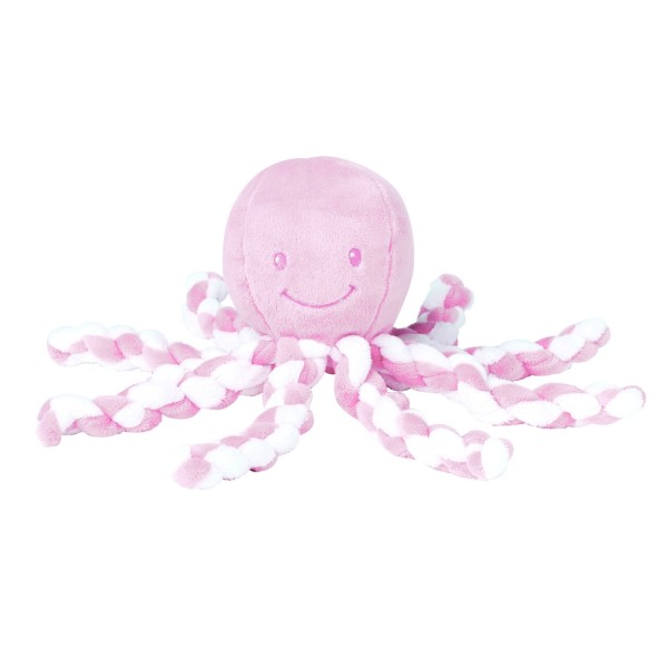 Nattou plüss játék 23cm Lapidou – Octopus - rózsaszín