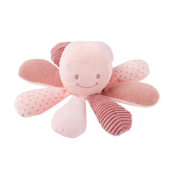 Nattou termo foglalkoztató játék - Lapidou Octopus - rózsaszín