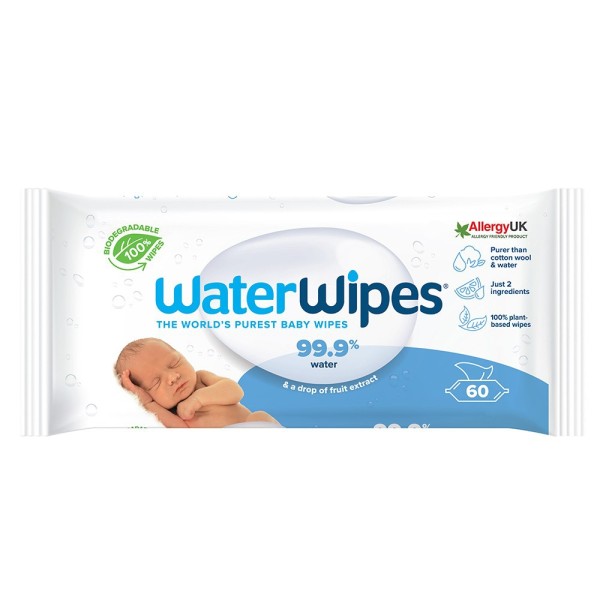 WaterWipes bio baba nedves törlőkendő 60 lap