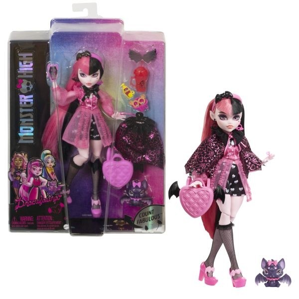 Mattel Monster High baba - Draculaura (HHK51)
