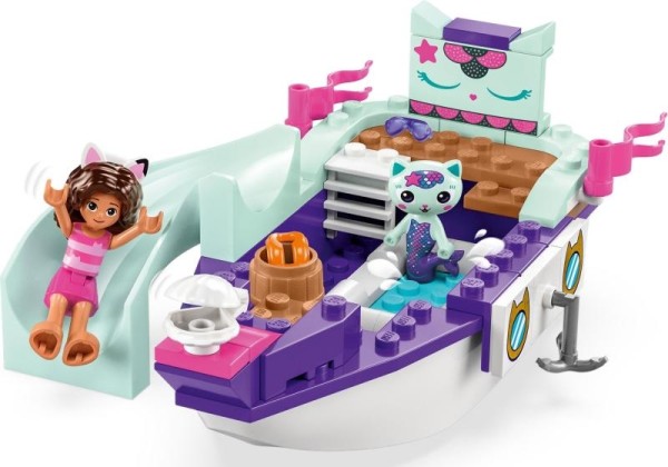 LEGO® Gabby babaháza - Gabi és Szirénke hajója és szépségszalonja (10786)