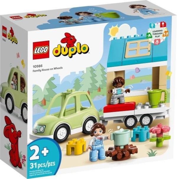 LEGO DUPLO Town 10986 Családi ház kerekeken