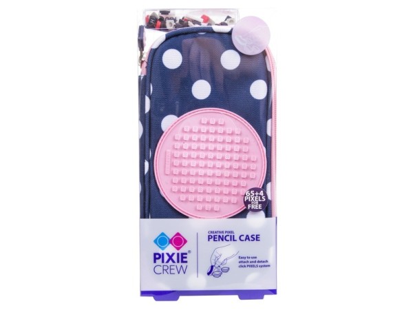Pixie tolltartó kék-rózsaszín pöttyös