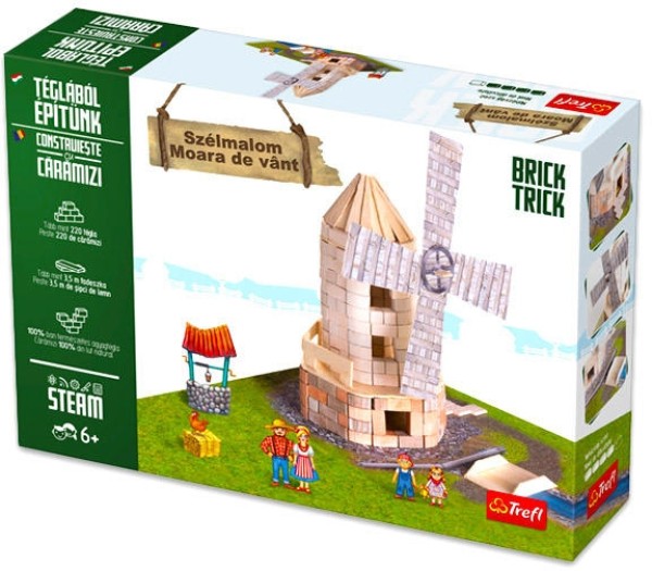 Trefl: Brick Trick szélmalom építőjáték (60968)
