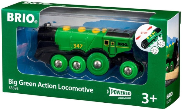 BRIO Zöld Action lokomotív (33593)