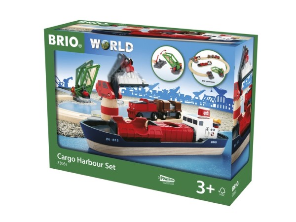 BRIO Hajókikötő vonat szett (33061)