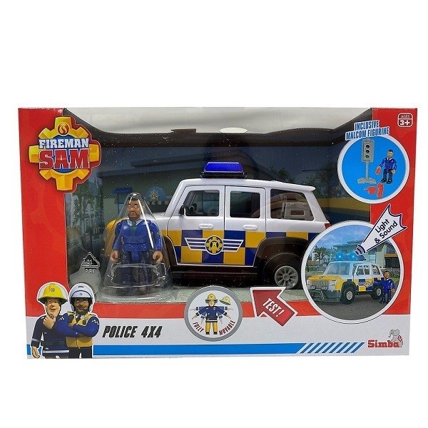 Simba: Sam rendőrautó 4x4 figurával (109251096038)