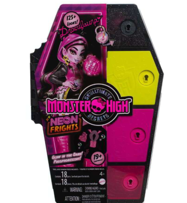 Monster High: Rémes fények baba - Draculaura HNF78	