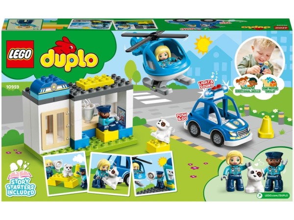LEGO DUPLO Town 10959 Rendőrkapitányság és helikopter