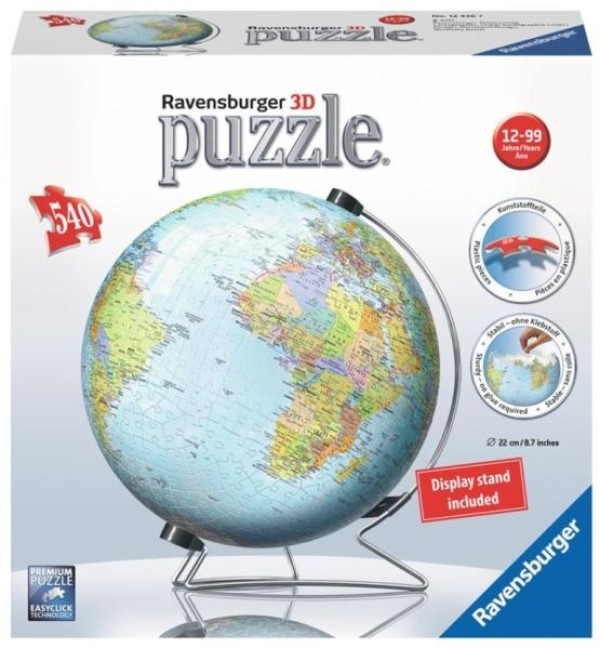 Ravensburger Földgömb puzzleball 540 db-os (124367)