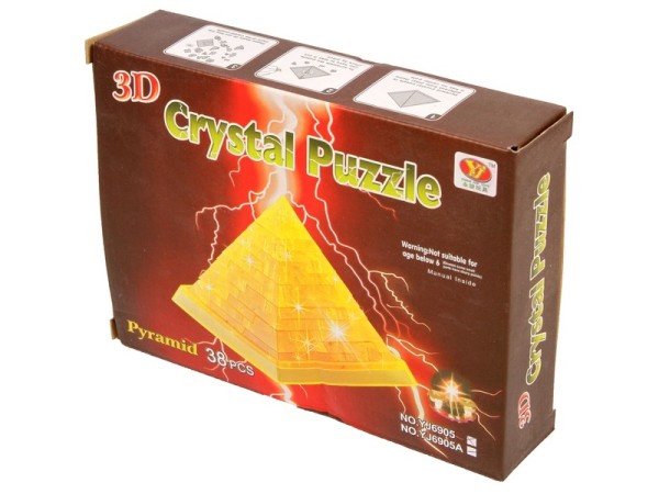 Piramis 38 darabos világító kristály puzzle - többféle (321001049)