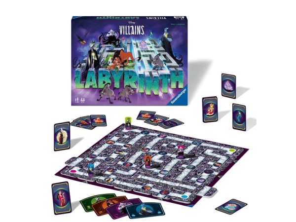 Ravensburger Társasjáték- Disney Gazemberek Labirintus (27356)