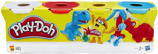 Hasbro Play-Doh: 4 tégelyes gyurma készlet - többféle (B5517EU4)