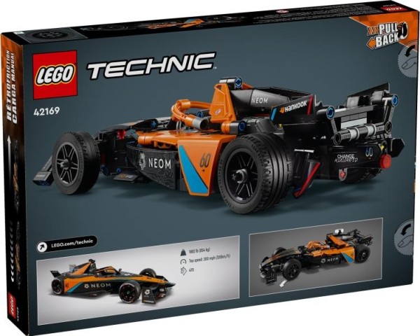 LEGO® Technic: Neom McLaren Formula E versenyautó (42169)
