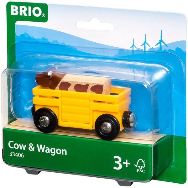 BRIO Tehénszállító vagon 33406