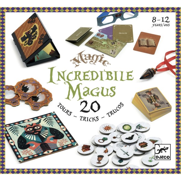 DJECO Incredibile Magus bűvészkészlet - 20 trükk (DJ09963)