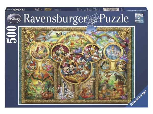 Ravensburger: Puzzle 500 db - Disney család 53668